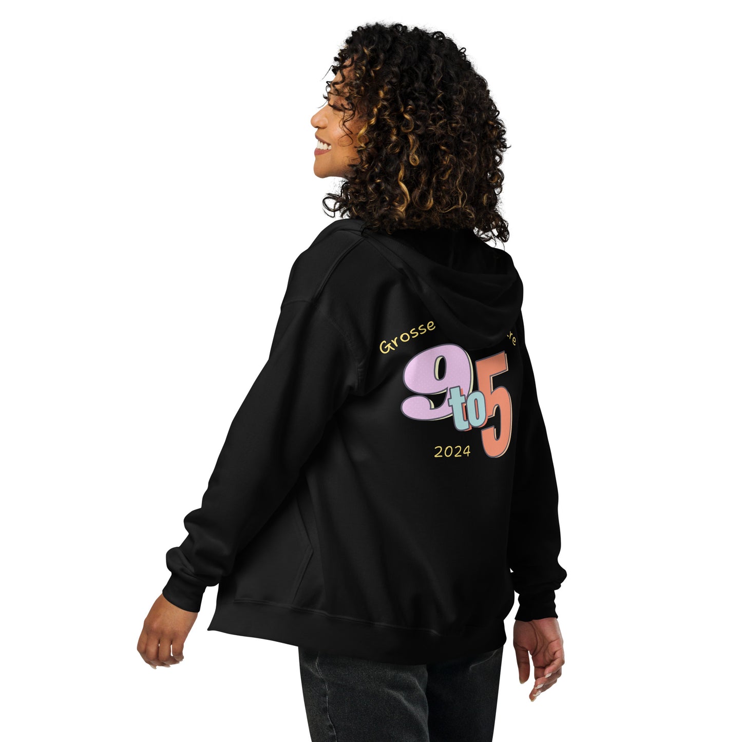 9 to 5 - Zip Hoodie - CUSTOMIZABLE