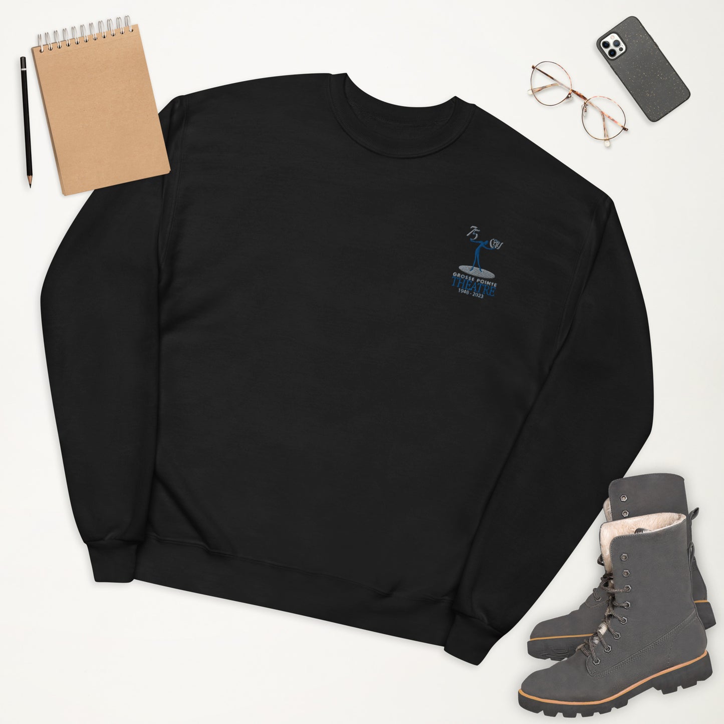 75th Anniversary Unisex fleece sweatshirt
