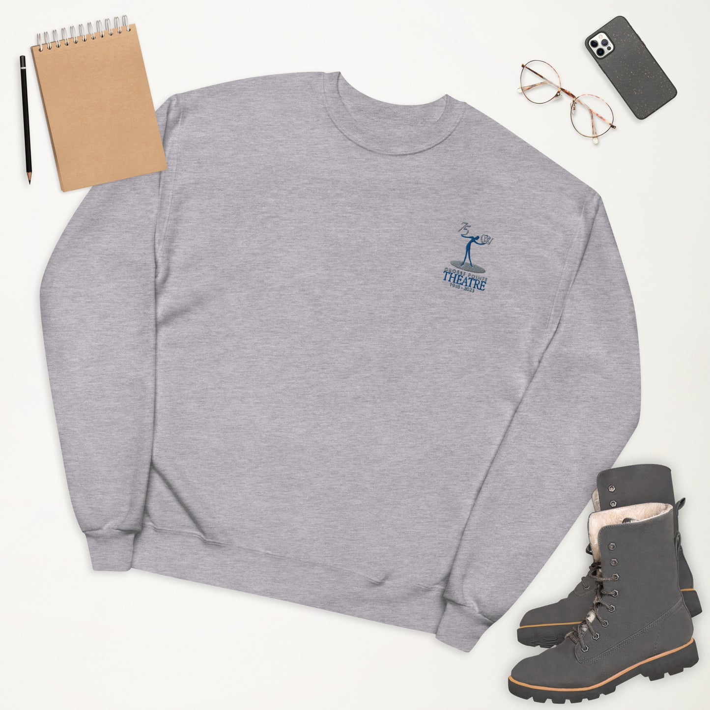 75th Anniversary Unisex fleece sweatshirt