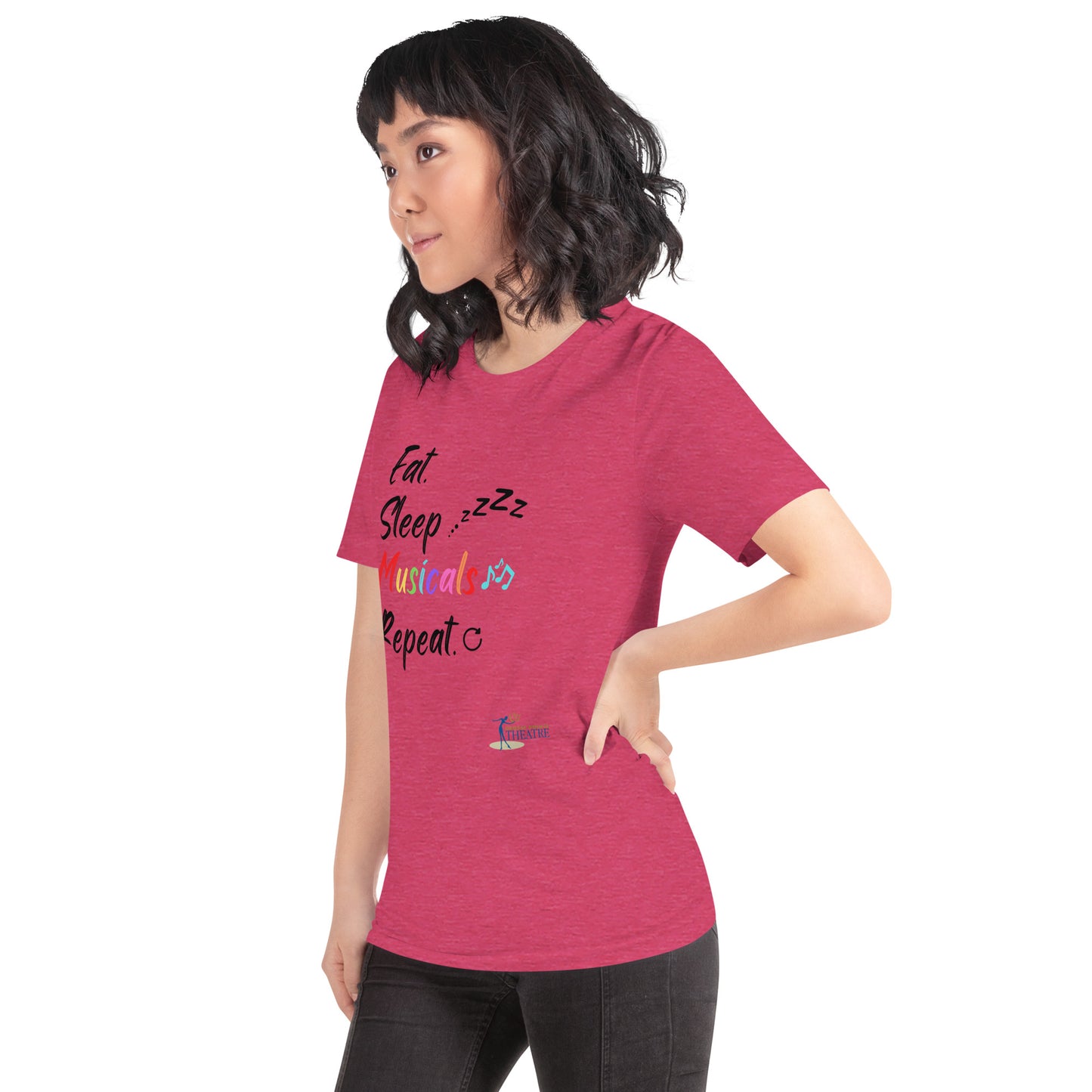 Adult - "Eat, Sleep, Musicals" Unisex t-shirt
