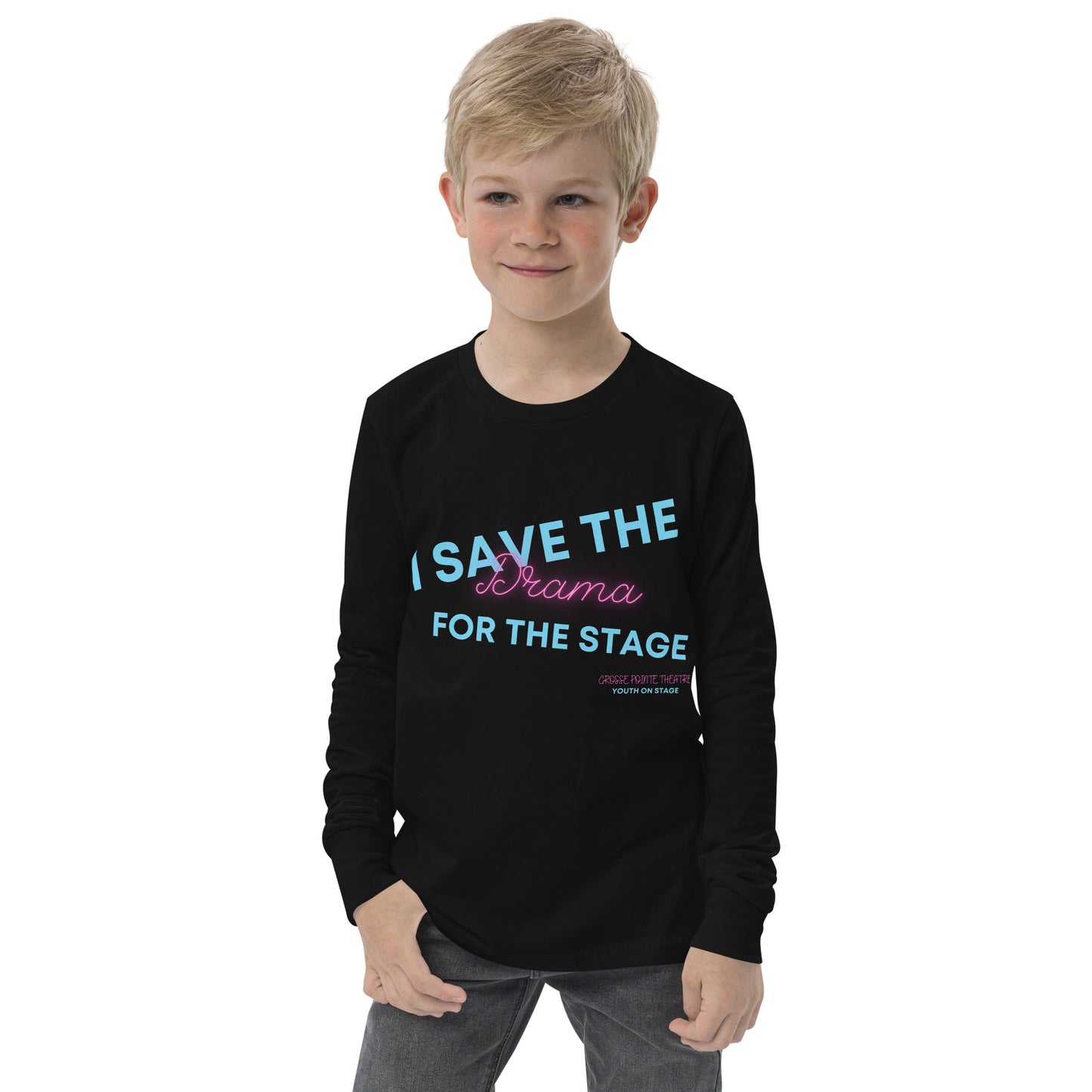 YOS - "Drama" Youth long sleeve tee