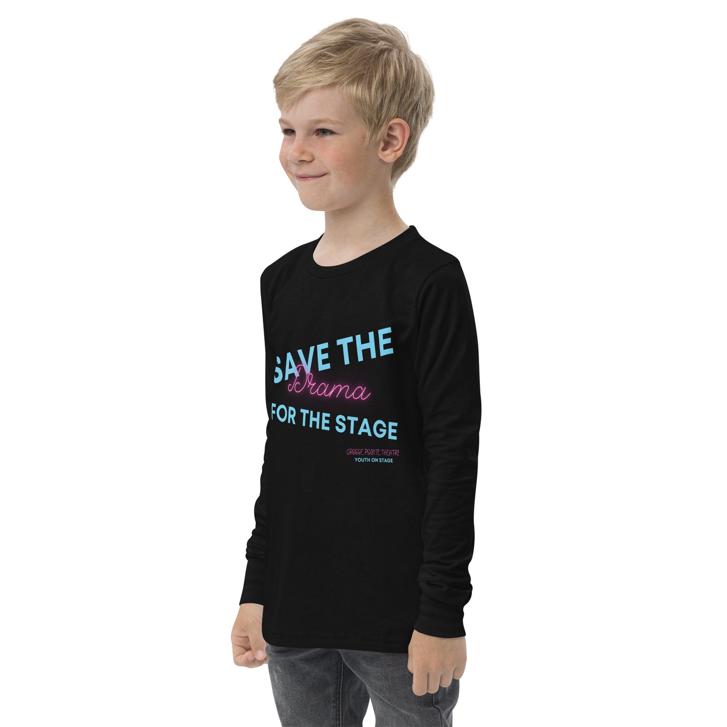 YOS - "Drama" Youth long sleeve tee