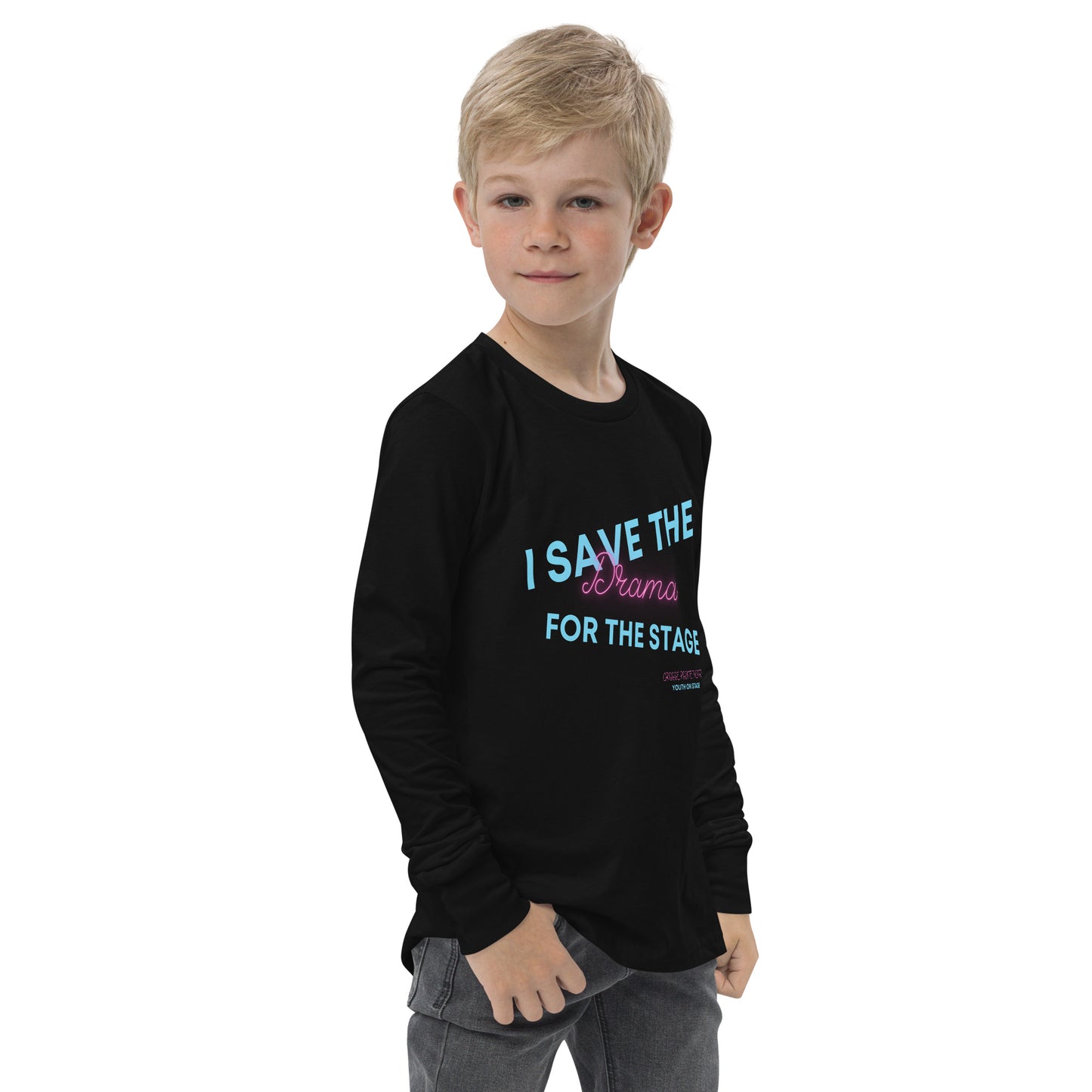 YOS - "Drama" Youth long sleeve tee